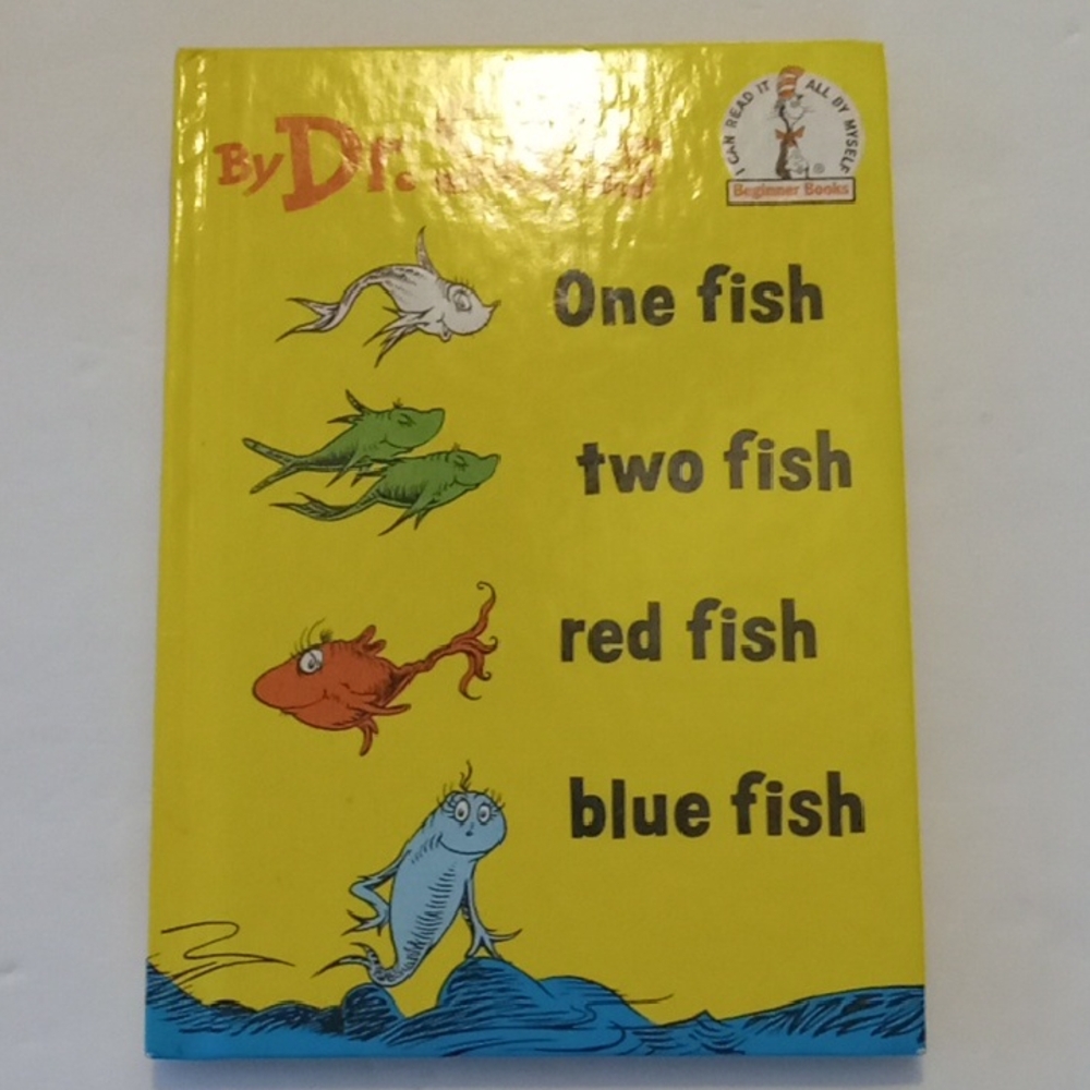 Dr. Seuss 1, 2, Red, Blue Fish Book